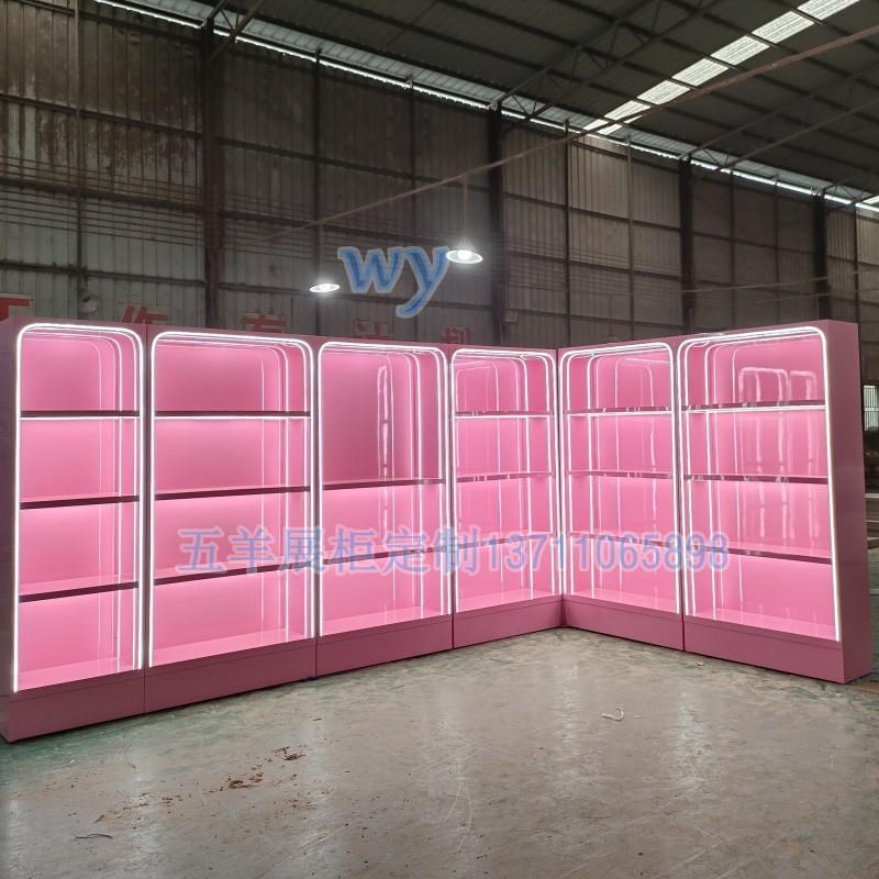 动漫电玩城抓娃娃潮玩柜手办模型玩具柜礼品积分兑换区服务收银台