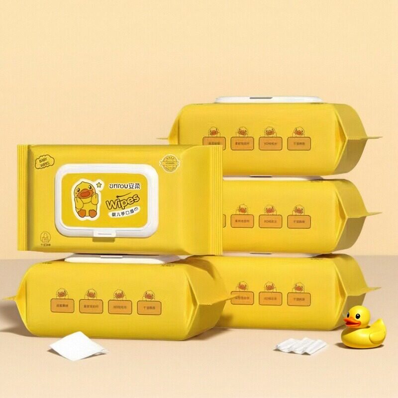 安柔小黄鸭婴儿湿巾小包家用新生儿手口专用湿纸巾手口清洁湿巾纸,洗护清洁剂/卫生巾/纸/香薰,常规湿巾,淘宝优惠券,粉丝福利购,淘宝优惠卷