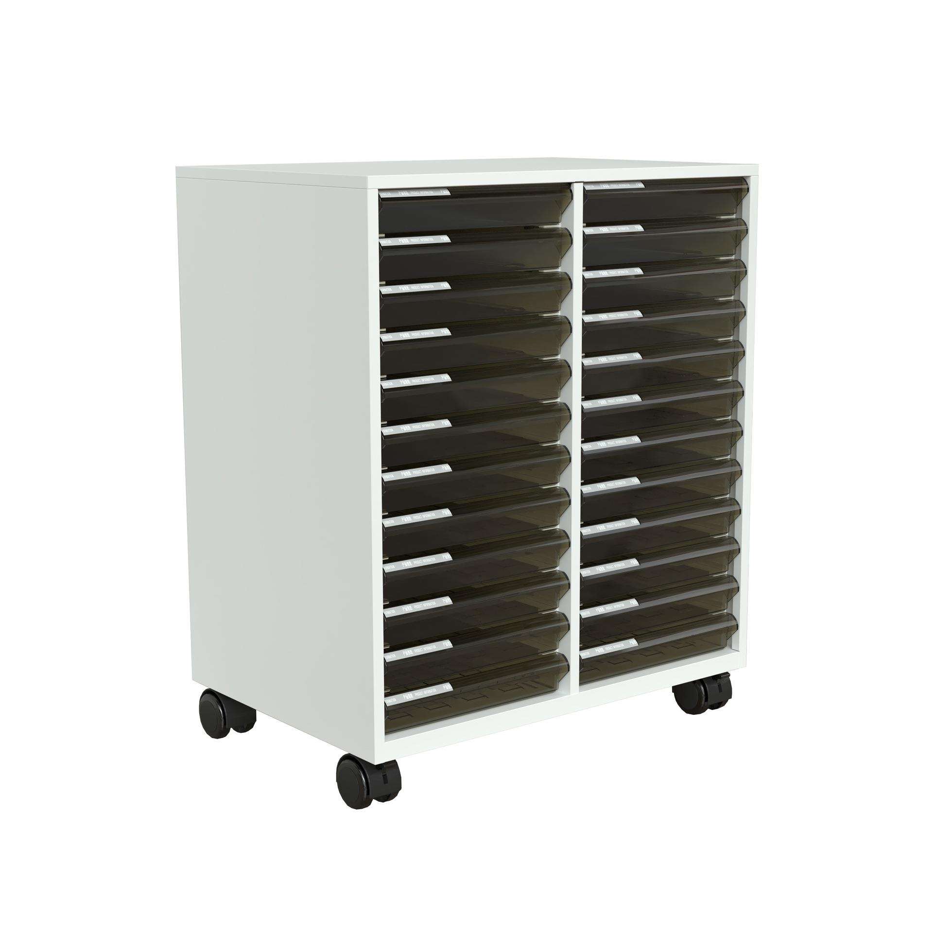 a4文件柜办公室桌下资料柜抽屉式多层钢制储物组合式活动柜美甲柜