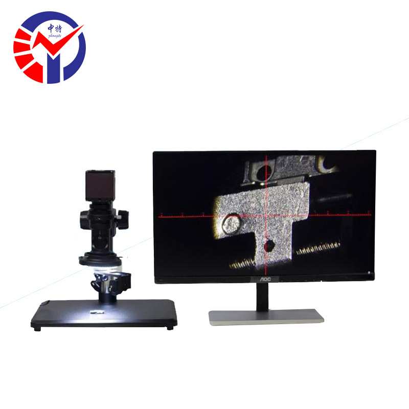 ZT195高清测量视频显微镜金属材料零配件测量 工业电子显微镜