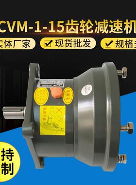 厂家供应CVM-1-15齿轮减速机 入力法兰减速电机 直线齿轮减速机
