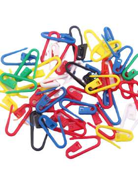 现货塑料别针2.3厘米和针线彩色白色玫红色蓝绿色手工编织