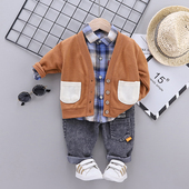 套装 0一1岁4男婴儿童装 女7宝宝洋气衣服5时尚 男宝春装 6春季 11个月