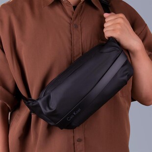 胸包男腰包男士斜挎包男款胸前包防水牛津布小背包高级感大容量潮