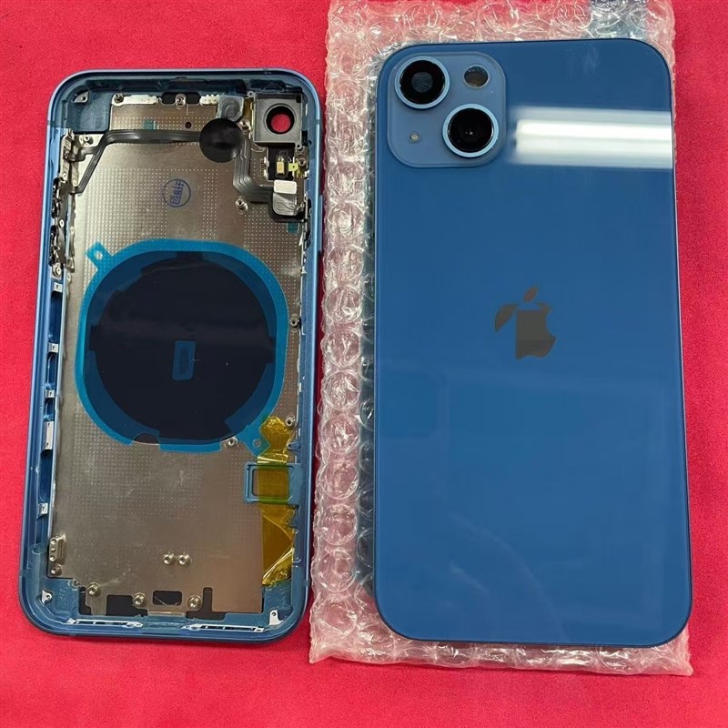 XR改13后盖总成手机壳改装壳有logo