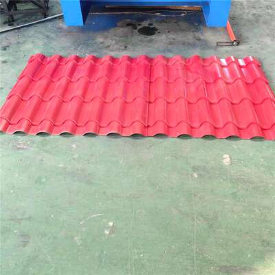 防树脂瓦片压瓦机 960琉璃瓦成型机双层铝板防树脂铝板压瓦机