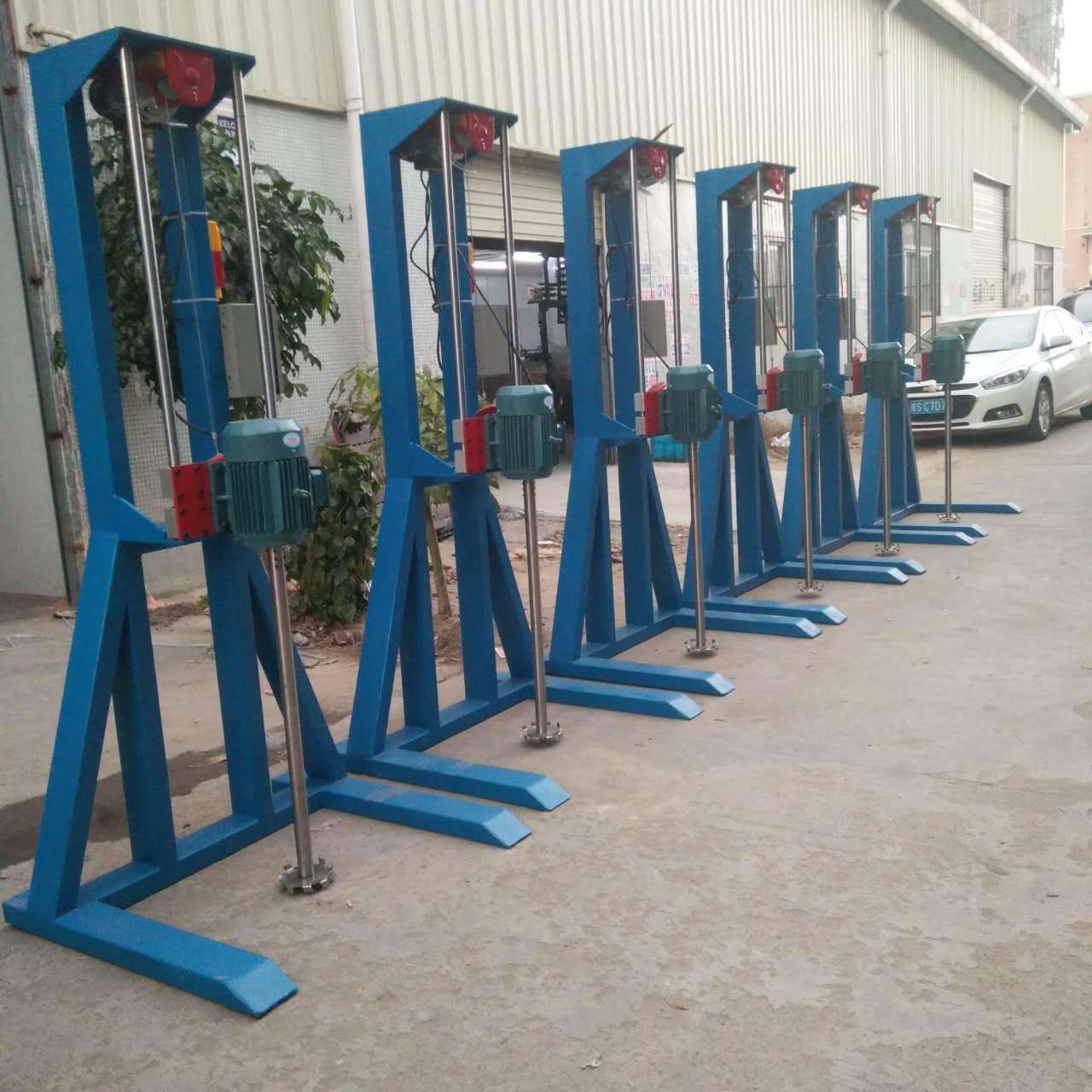 工厂出售 地坪漆搅拌混合机 电动升降分散机 7.5KW液体搅拌匀浆机
