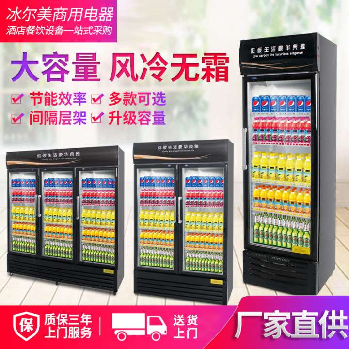 啤酒柜直供 超市饮料柜单门双门三门冷藏展示柜立式鲜花保鲜柜
