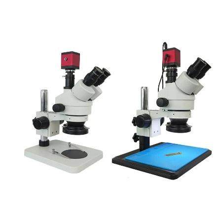 Efix3.5-45X13MP三目立体焊接显微镜镜架数码相机维修手机