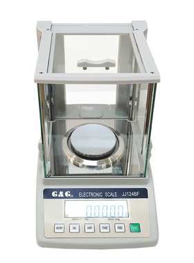 双杰G&G电子分析天平JJ324BF 万分之一内校天平320g/0.1mg