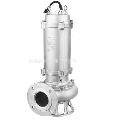 WQD316不锈钢污水切割泵污水潜水泵380V大功率泥浆化粪池泵