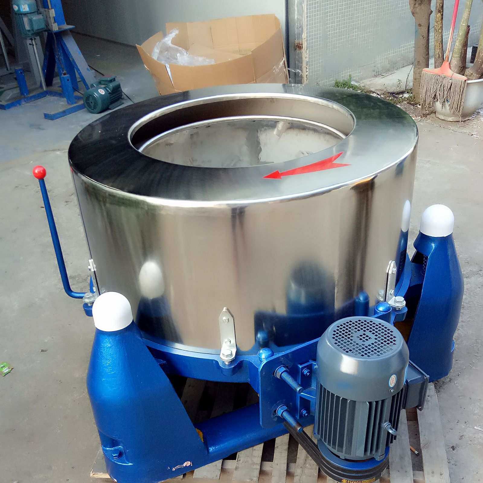 高转速低噪音离心脱水机 牛羊肉甩干机 螺丝甩油脱水机 质保两年