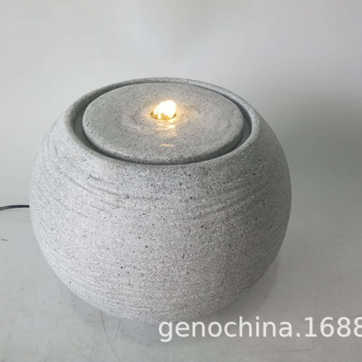 25新款室内庭院双用仿石头感流水家园摆设户外工艺品风水摆件-3