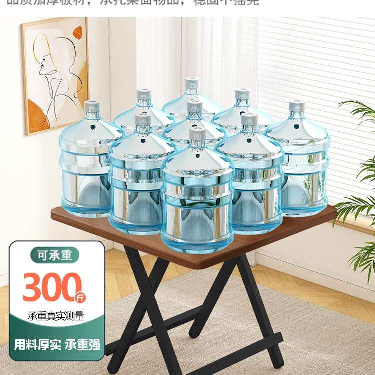 可折叠餐桌便携式夜市摆摊四方桌家用小户型出租房饭桌宿舍写rω
