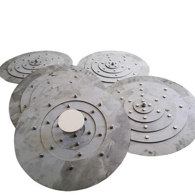 陶瓷片流化盘仓泵气化板气力输送除尘流化盘DN400流化盘