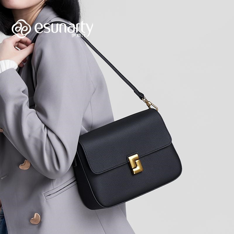 豆腐包包女2025新款时尚大气单肩腋下包女士高级感真皮斜挎小方包