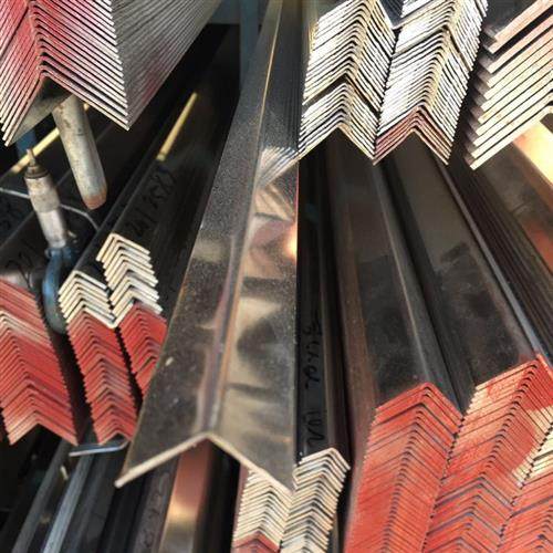 新款304不锈钢双面抛光面角钢角铁货架支撑202015mm 6米一支可款