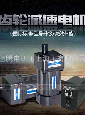 坚腾电机120W交流马达YN90-120W可逆电机5IK无减速光轴220V