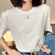 2023新款 轻奢冰丝面料舒适柔软亲肤短袖 T恤女