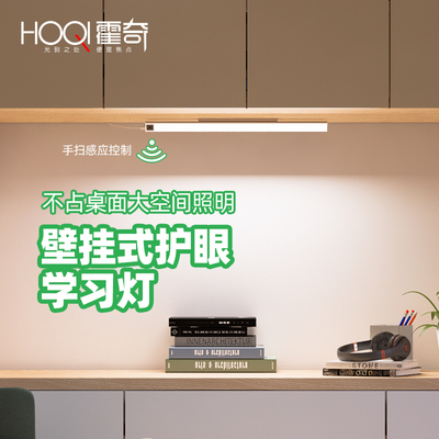壁挂式护眼台灯学习专用台灯学生酷毙宿舍儿童书桌直插电感应灯带