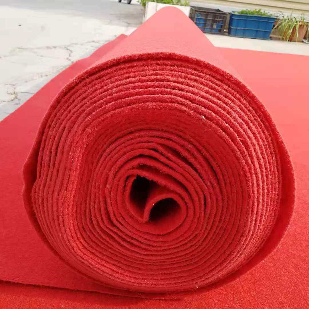 大红地毯厚地毯开业展销地毯贴售楼部大厅地毯婚庆走廊毯地板贴纸