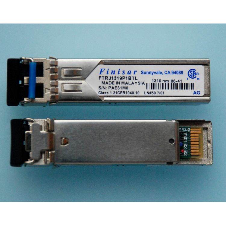 Finisar 千兆单模 2G 10km 单模双纤SFP: FTRJ1319P1BTL