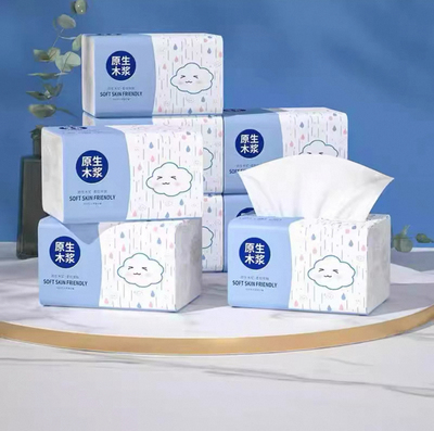 大包抽纸大尺寸纸巾餐巾纸家用实惠装面巾纸卫生纸整箱批发