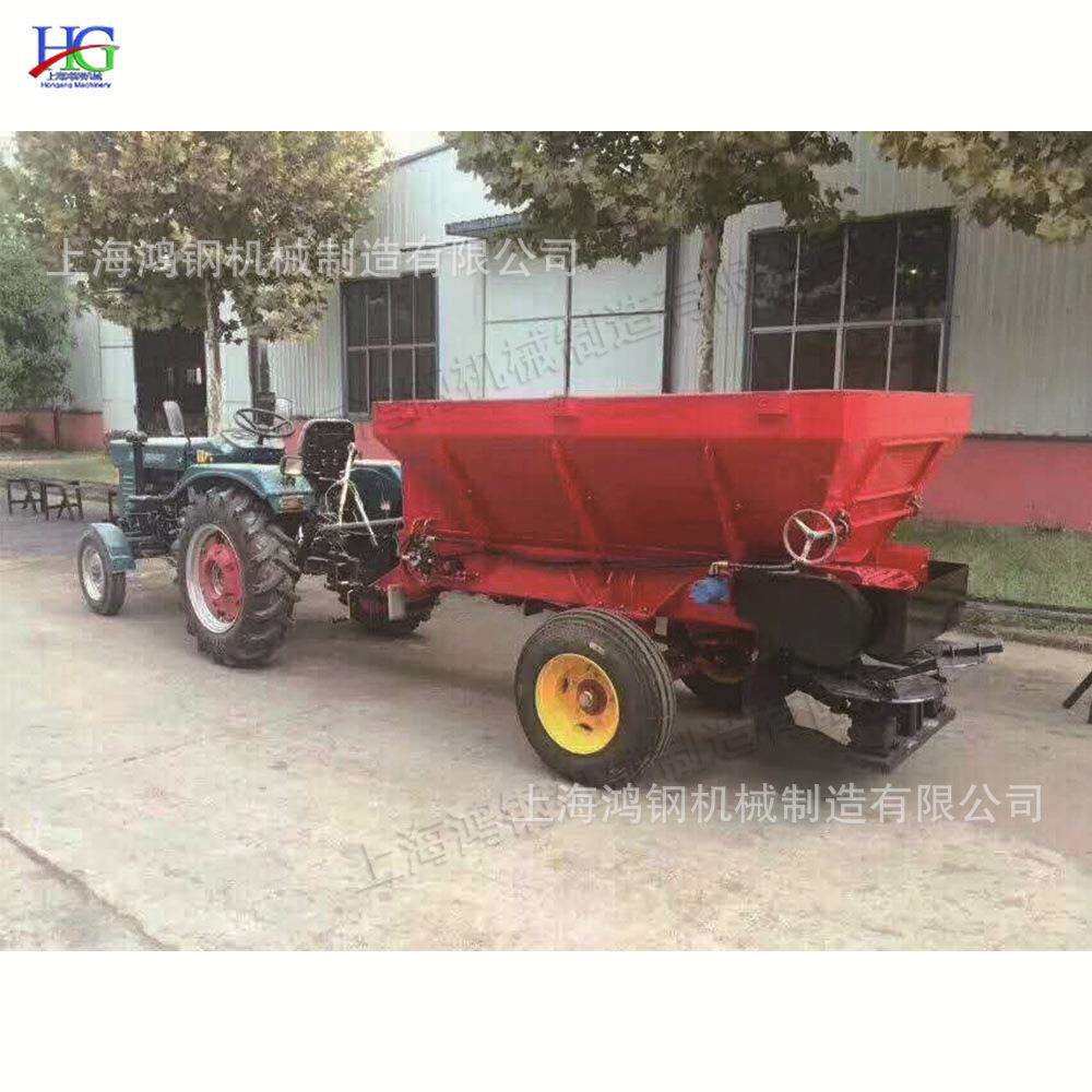 发酵动物粪便撒粪车 拖拉机牵引式抛肥设备 小型农家肥扬肥机