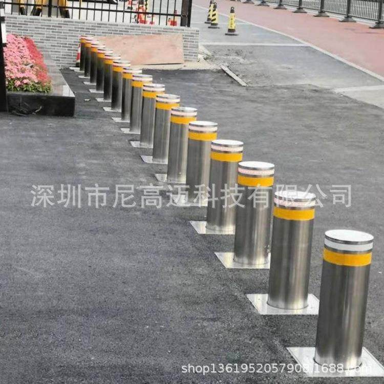 路障伸缩柱 电动升降柱厂家 小区挡车液压升降柱 监狱防恐伸降桩