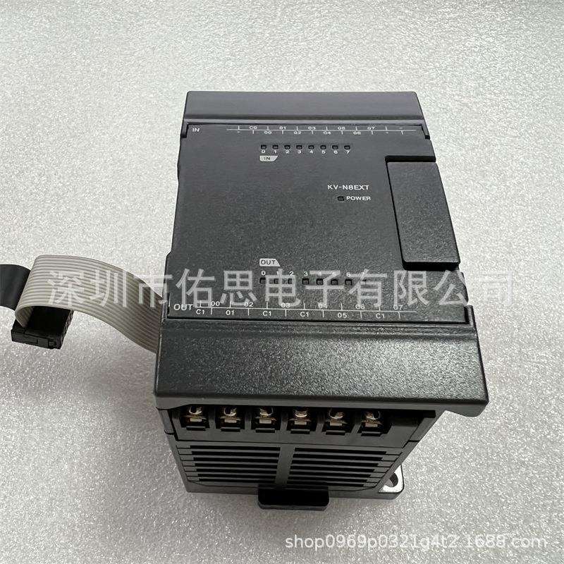 KEYENCE基恩士实物图KV-N8EXT扩展输入/输出单元16点型螺丝端子排