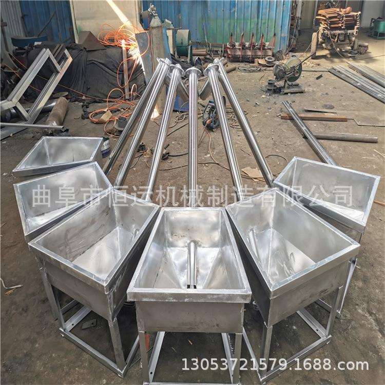 全自动不锈钢绞龙上料机 散装物料提升机 管式螺旋输送机