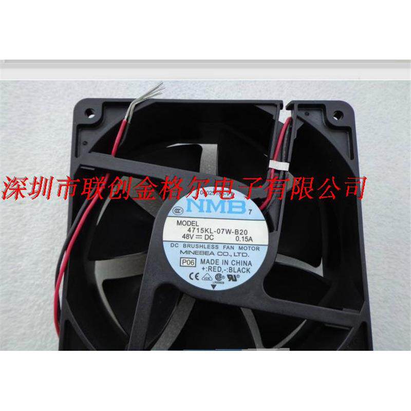 4715KL-07W-B20 48V 0.15A 美亚 120*120*38 2线轴流风扇