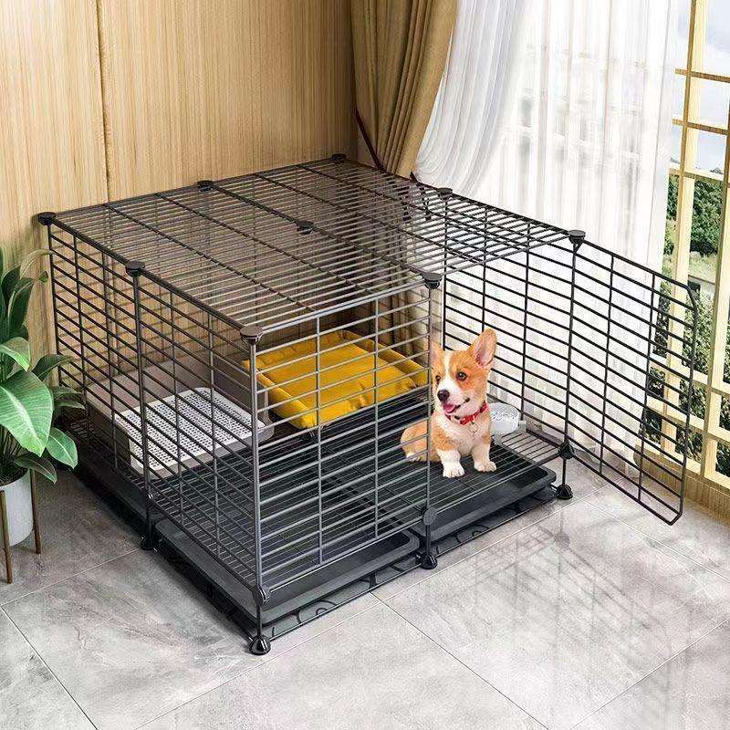 狗笼子中小型犬专用泰迪比熊雪纳瑞室内带厕所分离宠物笼狗窝围栏
