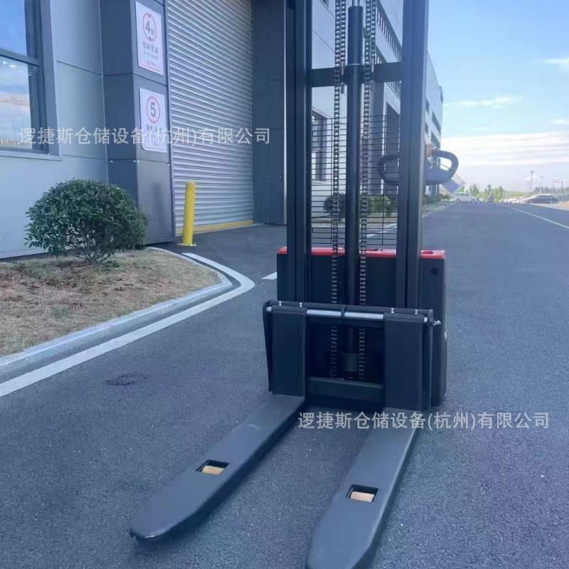 步行式物流仓储搬运液压升高车装卸车1.5吨全电动堆高车叉车