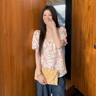 全棉重工一字肩绣花短袖 线花小衫 可两穿满幅绣线 上衣45