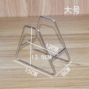 硅胶垫隔热垫支架防滑垫餐桌垫锅垫架餐具银色吐骨盘不锈钢收纳架