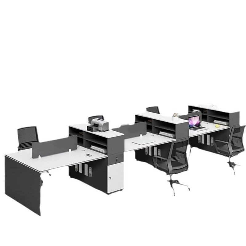 办公桌椅组合现代简约2/4/6人位员F工桌财务桌职员桌办公室电脑桌