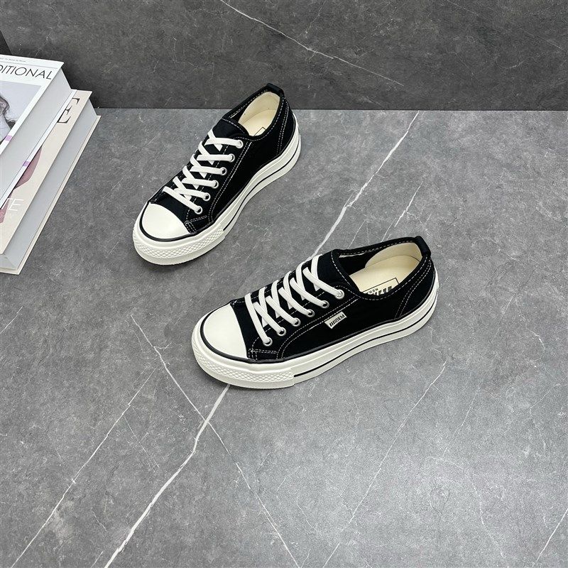 懒人一脚蹬帆布鞋女2025春新款厚底休闲百搭透气软底舒适运动板鞋,女鞋,休闲板鞋,淘宝优惠券,粉丝福利购,淘宝优惠卷