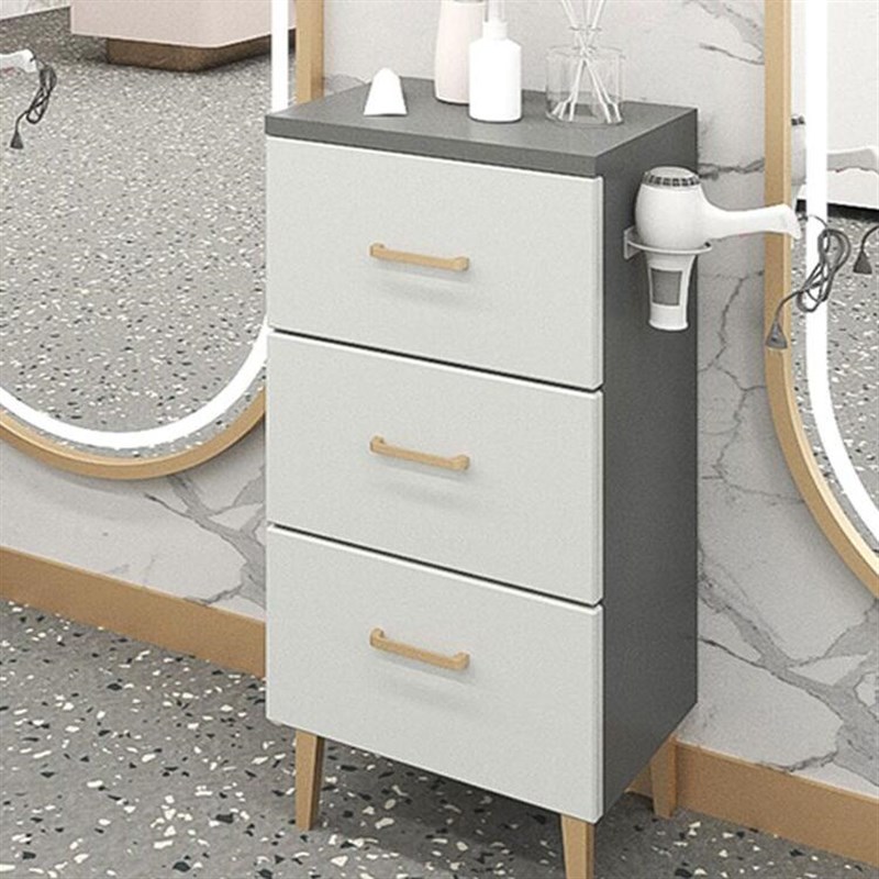 理发店工具柜子发廊镜台剪发专用置物柜子网红美发店收纳柜小推车