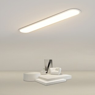 阳台灯led吸顶灯小客厅北欧长条过道灯走廊玄关简约超薄卧室灯具