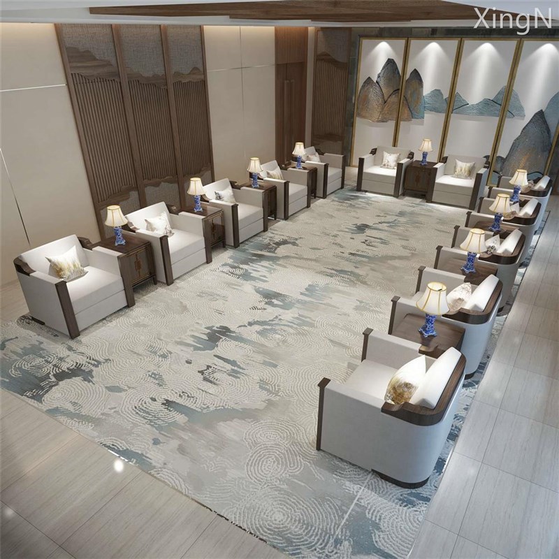 会议室接待沙发贵宾商务洽谈现代简约单人沙发茶几组合办公家具