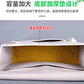 电工包加厚帆布大号小号多功能五金工具包耐磨维修包白色加大