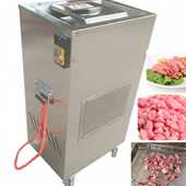 小型商用微冻肉切丁机 营销鲜冻肉切丁机 纯肉类加工设备