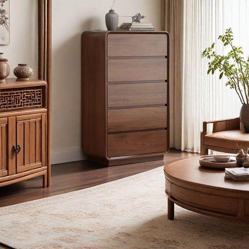 实木五斗柜卧室收纳柜床尾九斗客厅靠墙储物立柜胡桃木色抽屉斗橱,电子元器件市场,其它元器件,淘宝优惠券,粉丝福利购,淘宝优惠卷