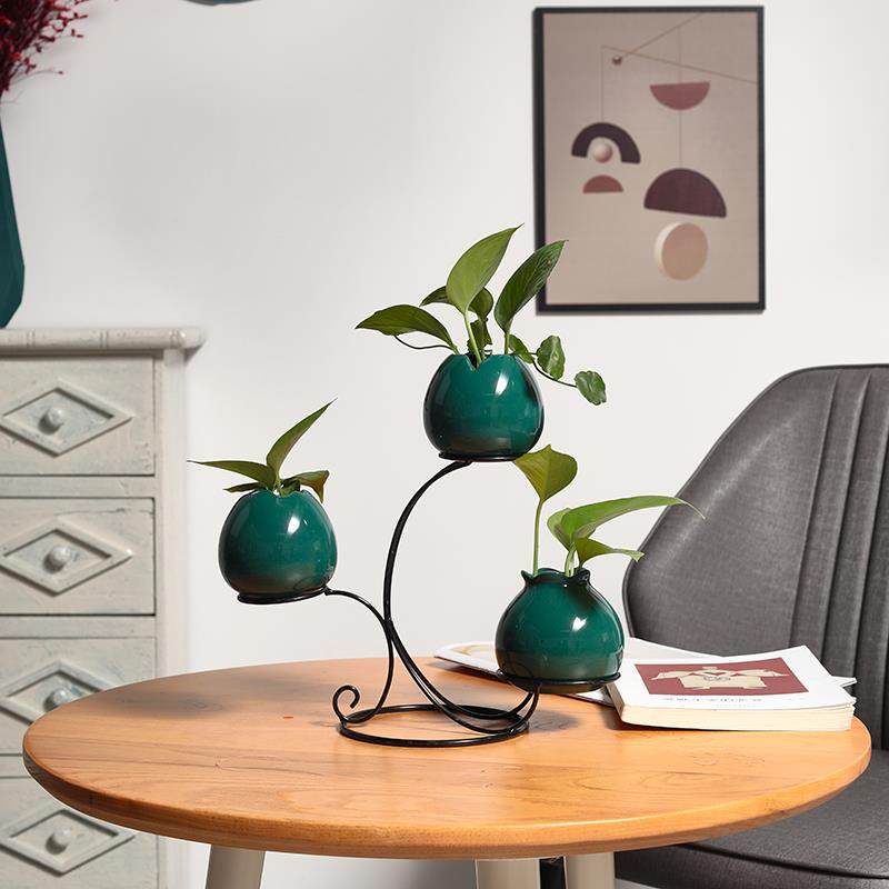 新中式陶瓷小花瓶玻璃创意水培植物客厅插花电视柜家居装饰品摆件,鲜花速递/花卉仿真/绿植园艺,割草机/草坪机,淘宝优惠券,粉丝福利购,淘宝优惠卷