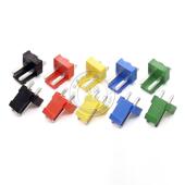 连接器红黄蓝绿黑彩色 VH3.96 直针针座