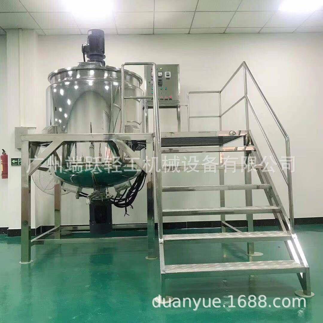 现货供应3吨加热均质搅拌锅洗发水搅拌锅蒸汽加热搅拌锅可定制