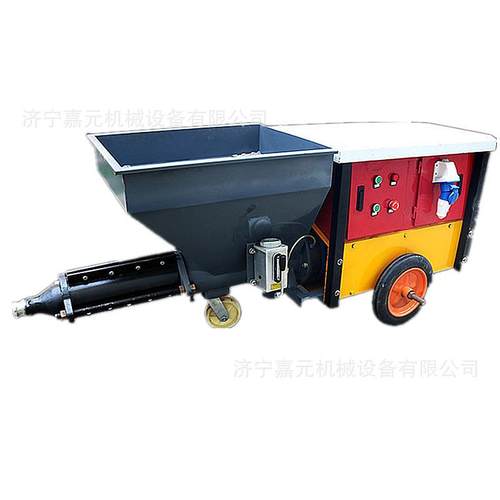 快速多功能砂浆喷浆机电动真石漆腻子抹墙机双缸螺杆砂浆喷涂机