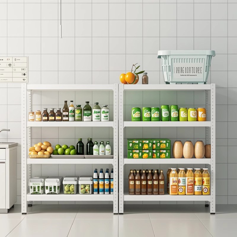 货架小型靠墙省空间多层仓库矮置物架仓储承重商用超市柜台展示架