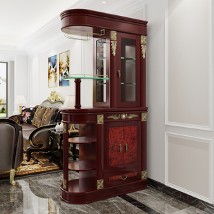 饰柜子 柜门厅装 欧式 玄关柜酒柜客厅隔断柜双面间厅柜屏风进门鞋